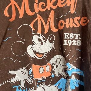 Disney Mickey Mouse Brown and Orange